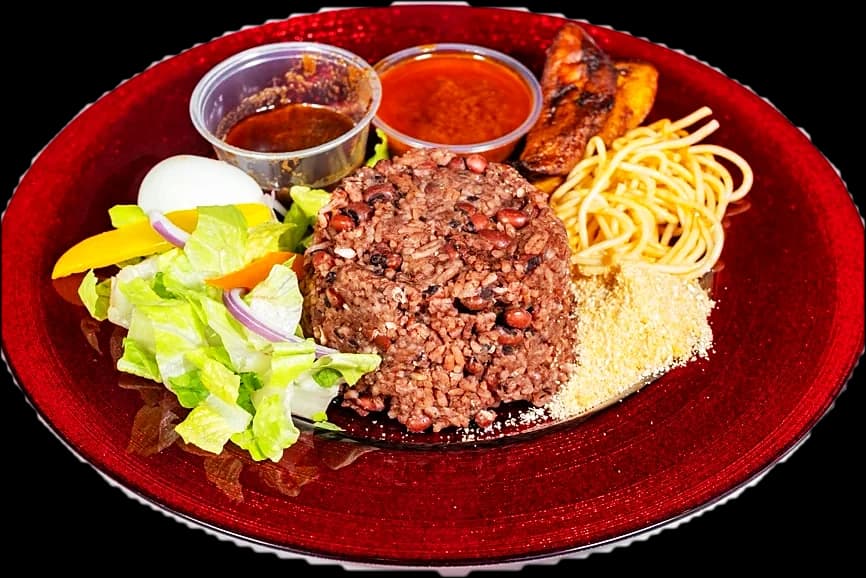 Fish Waakye